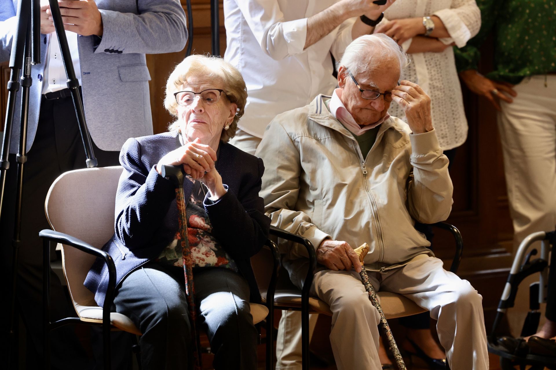 El homenaje a los centenarios de Valladolid, en imágenes