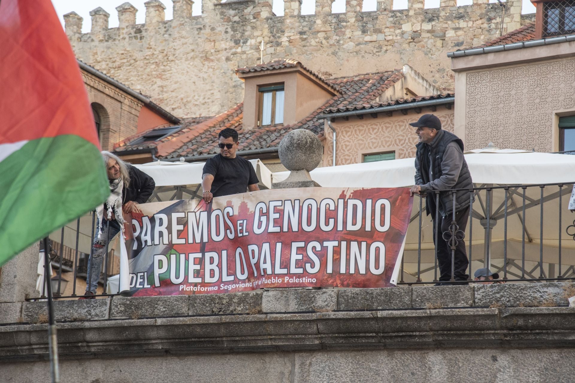 Las manifestaciones en Segovia por Gaza, en imágenes