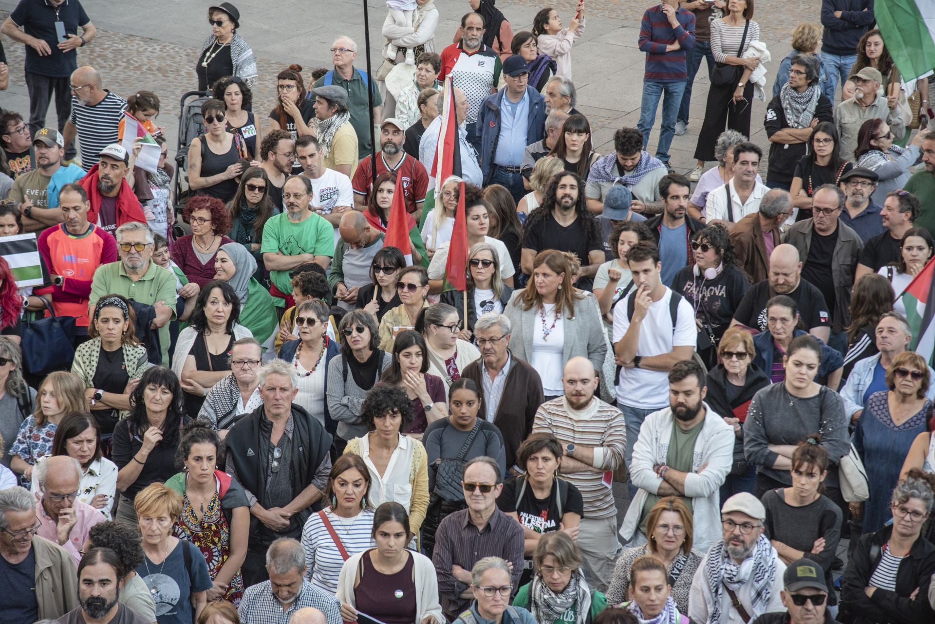 Las manifestaciones en Segovia por Gaza, en imágenes
