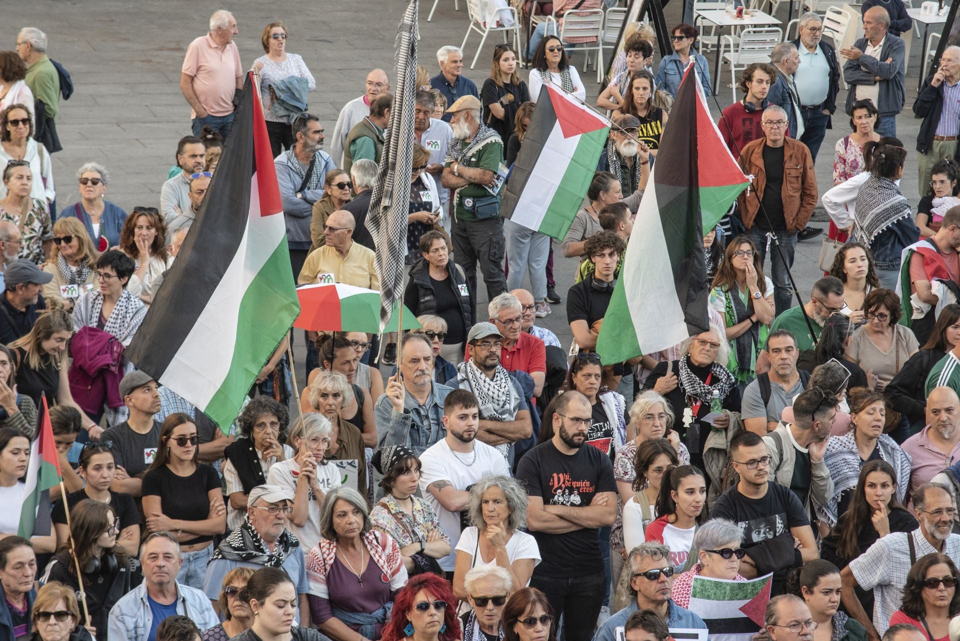 Las manifestaciones en Segovia por Gaza, en imágenes