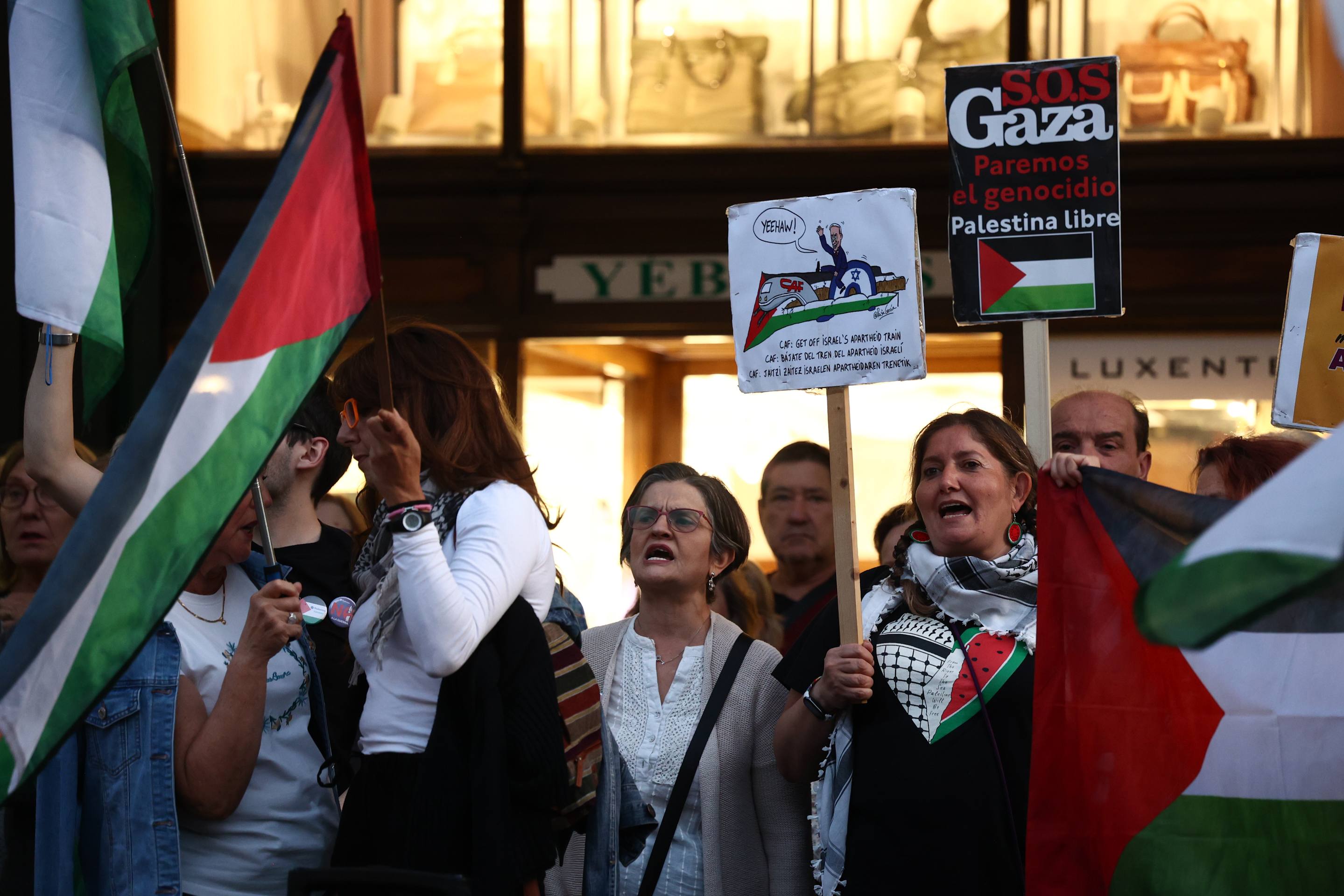Nueva concentración en Fuente Dorada para reclamar el fin del «genocidio» en Palestina