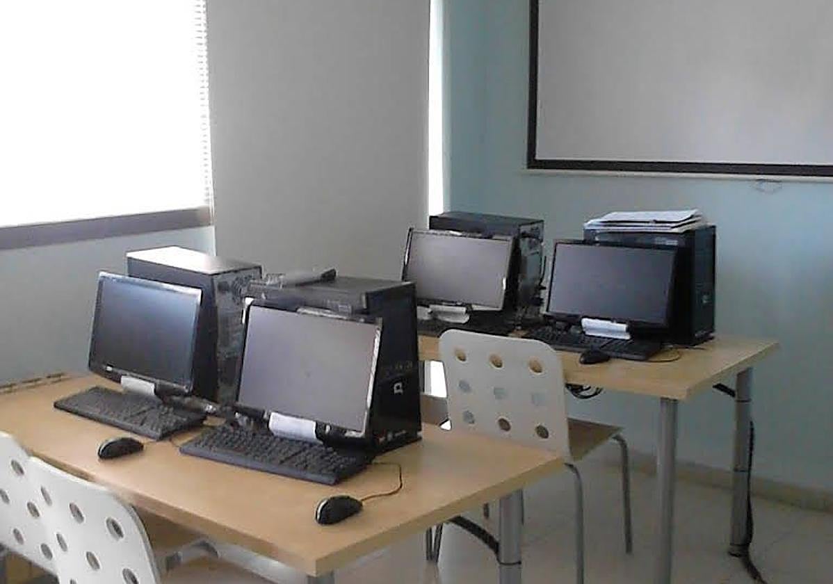 Una de las aulas de ACMSAP.