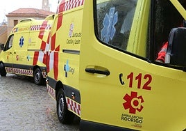 Dos ambulancias, en una imagen de archivo.