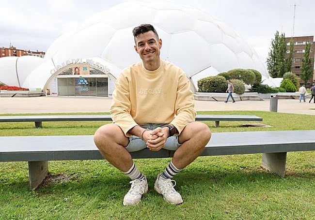 El influencer Alberto Ugartem en la Cúpula del Milenio de Valladolid.