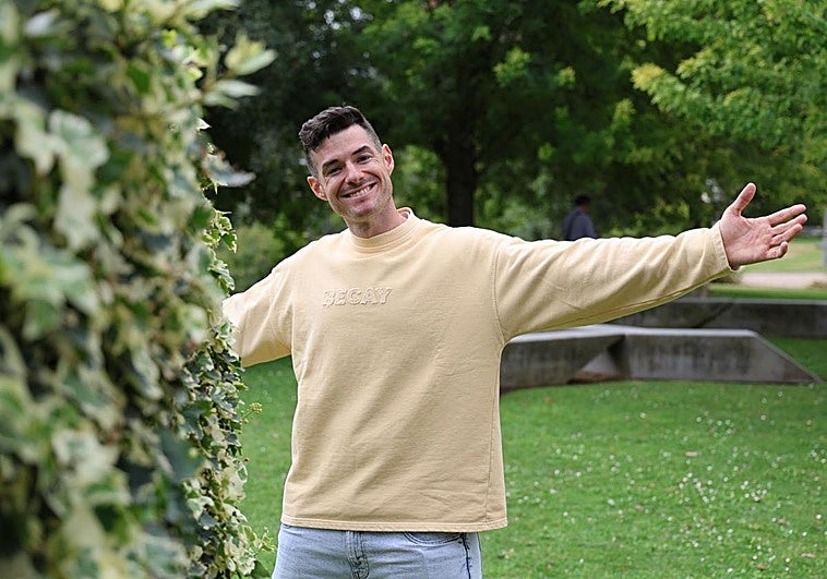 El influencer Alberto Ugarte, en la Cúpula del Milenio de Valladolid.
