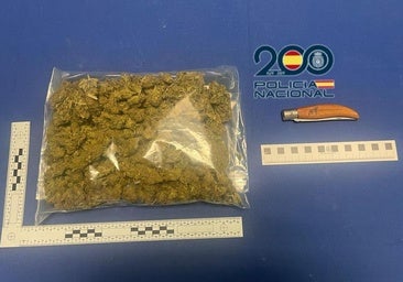 Intervienen 155 gramos de marihuana y una navaja a la acompañante de un paciente del Río Hortega