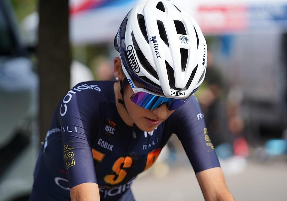 Imagen principal - La vallisoletana Lidia Castro cierra en octava posición su participación en el Europeo junior