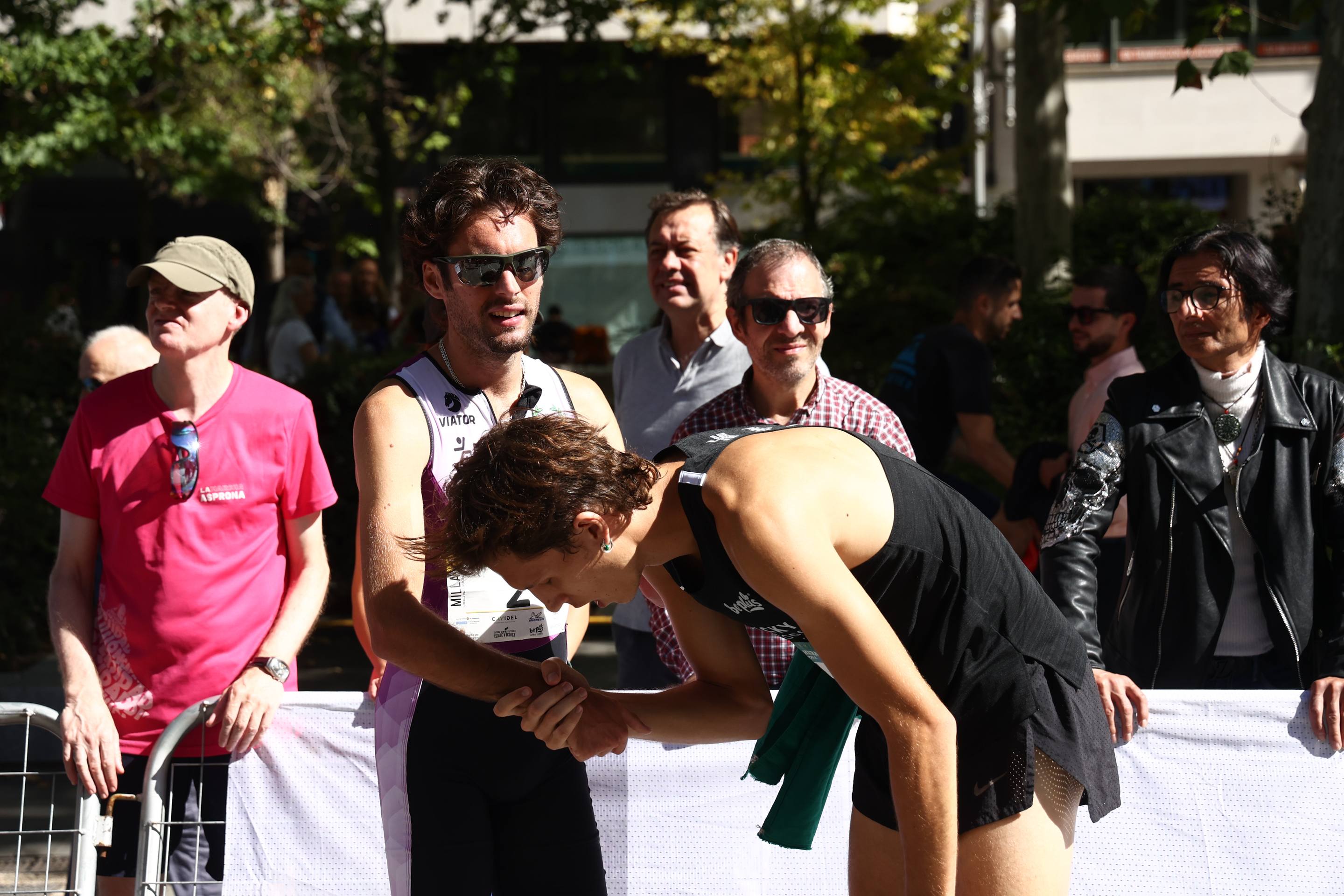 Carlos Sáez y Maria Viciosa, vencedores de la XIX Milla Urbana de Valladolid