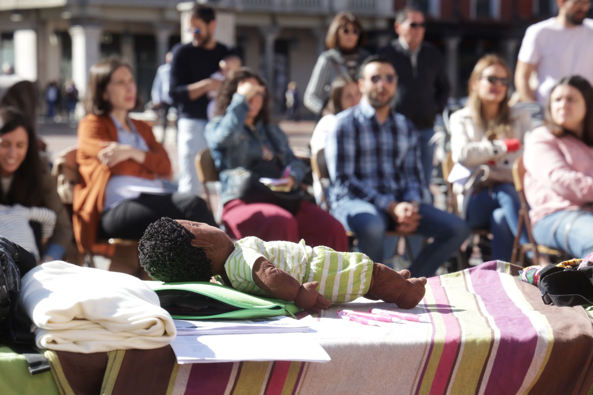 Las imágenes del taller de La Liga de la Leche de Castilla y León