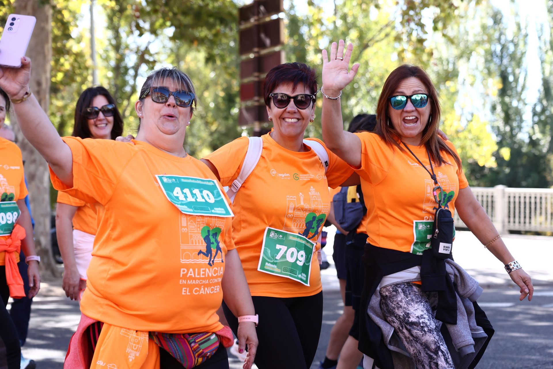 Las imágenes de la carrera contra el cáncer de Palencia