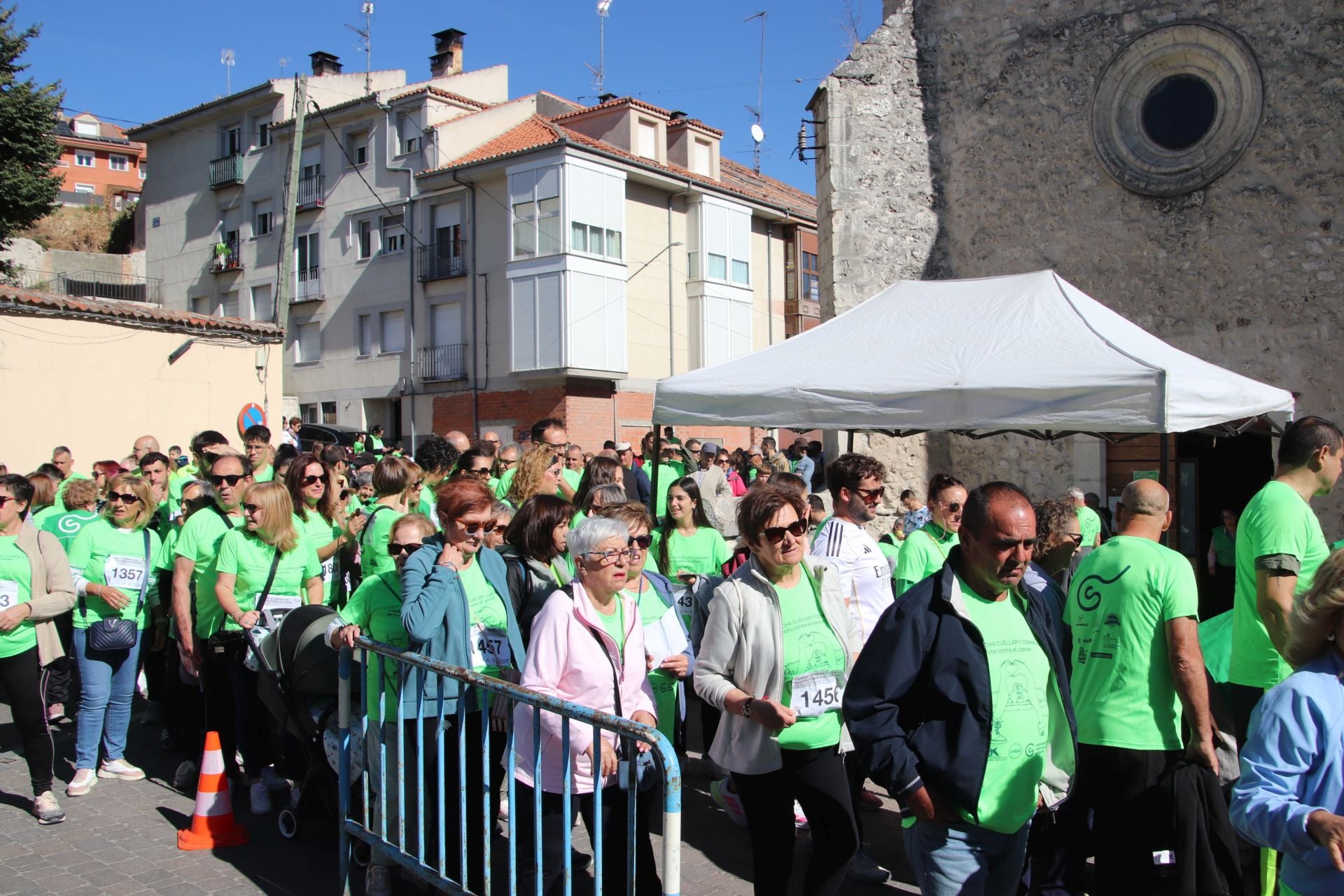 Fotografías de la marcha contra el cáncer en Cuéllar
