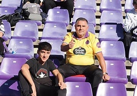 Imágenes del público en la grade del Nuevo José Zorrilla en el Real Valladolid-Mirandés