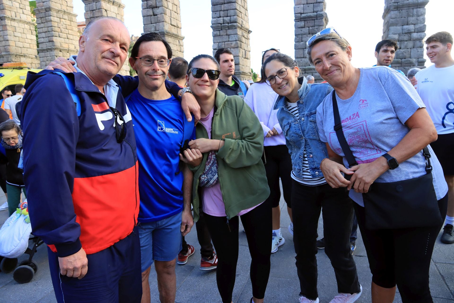La marcha Apadefim en Segovia, en imágenes