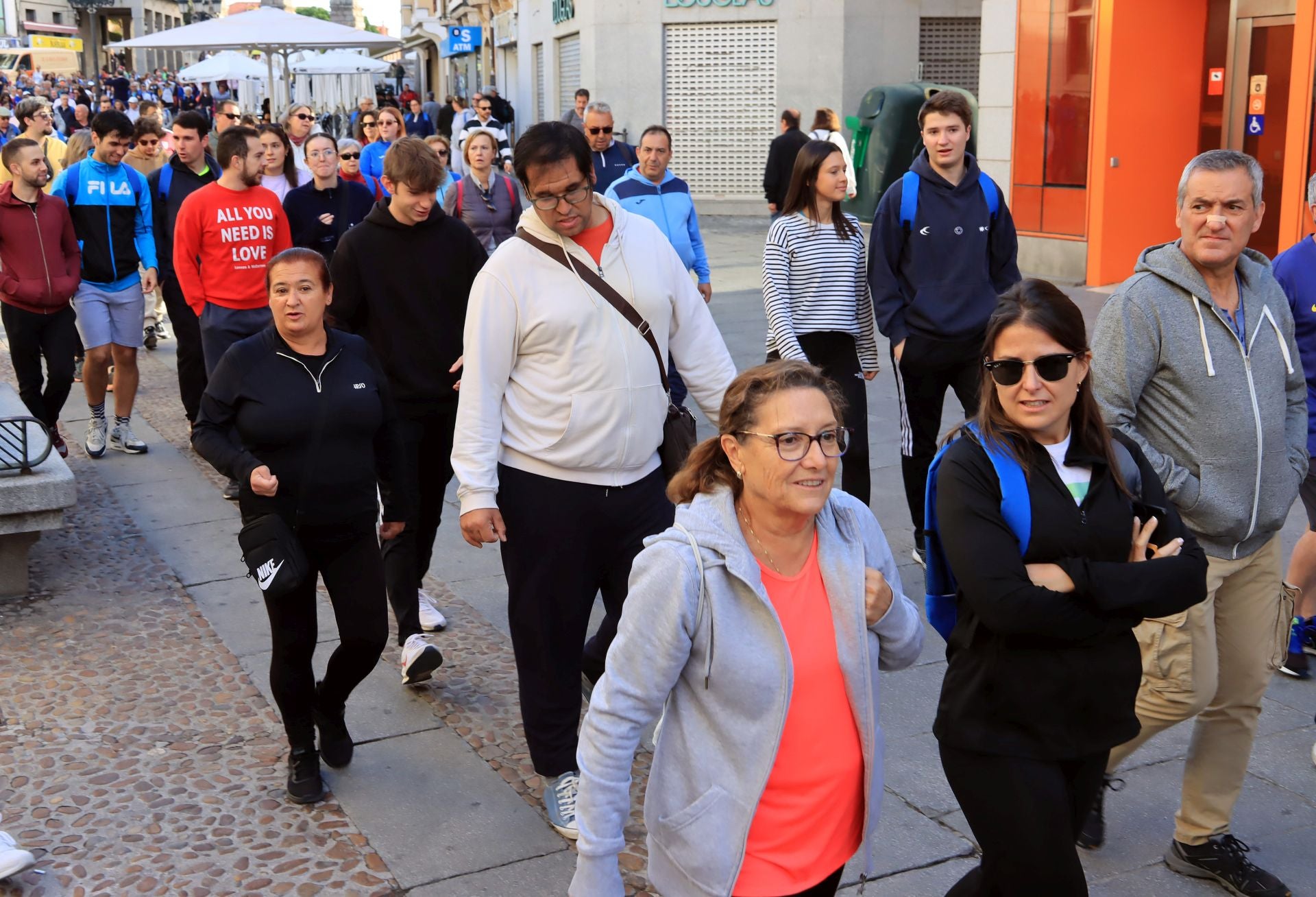 La marcha Apadefim en Segovia, en imágenes