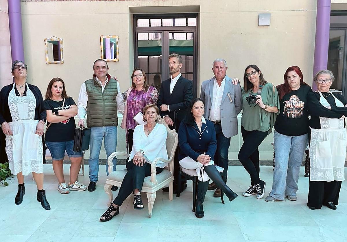 Integrantes de La Herradura Teatro, del Real Sitio de San Ildefonso.