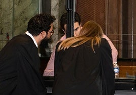 El presunto autor, César A. C., este lunes antes del inicio de las vistas en el Palacio de Justicia de Bruselas.