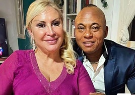 Raquel Mosquera con Isi, en una imagen de archivo.