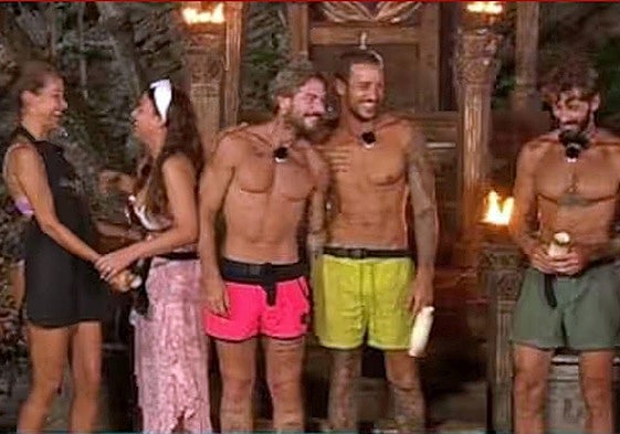 Tony Spina y Marta Peñate anuncian su boda en 'Supervivientes All Stars'.