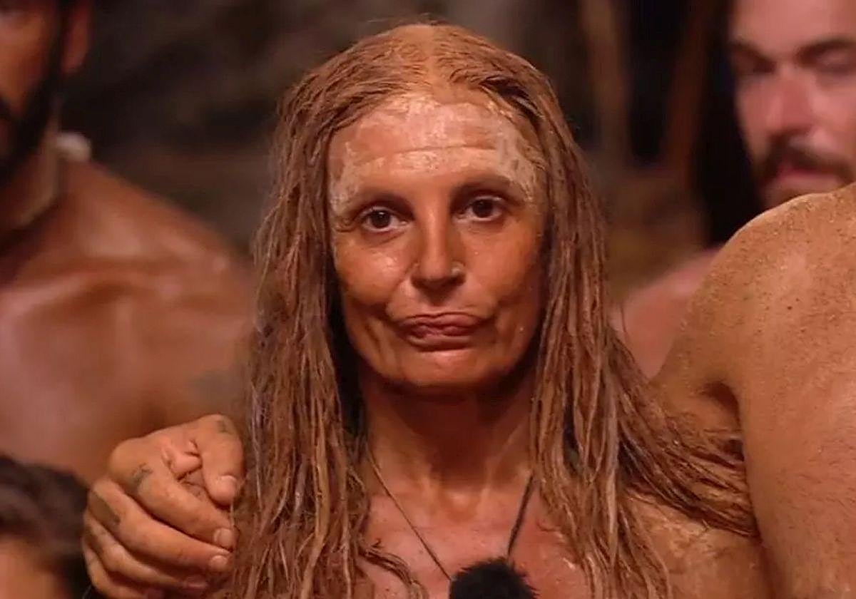 Sonia Monroy en el momento de su eliminación de 'Supervivientes All Stars'.