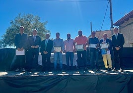 Los homenajeados de este domingo en Robladillo