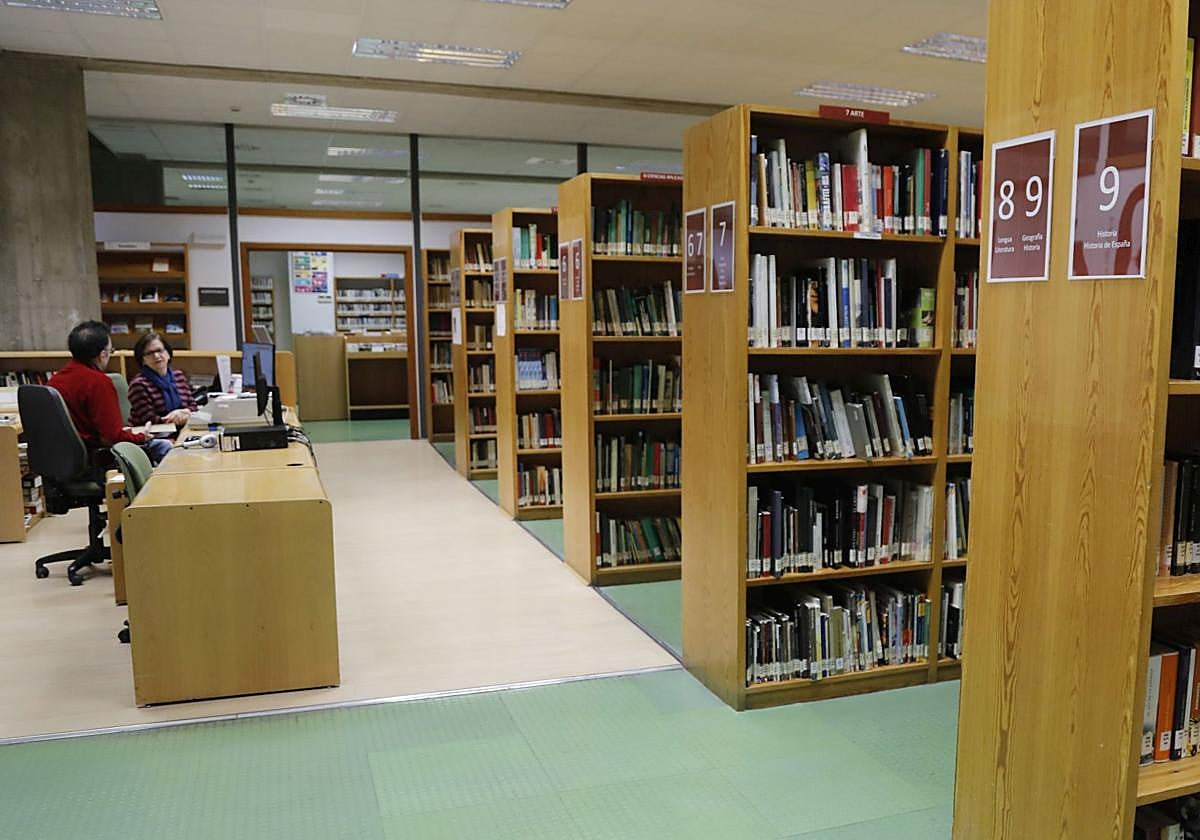 Sala de la Biblioteca Pública.