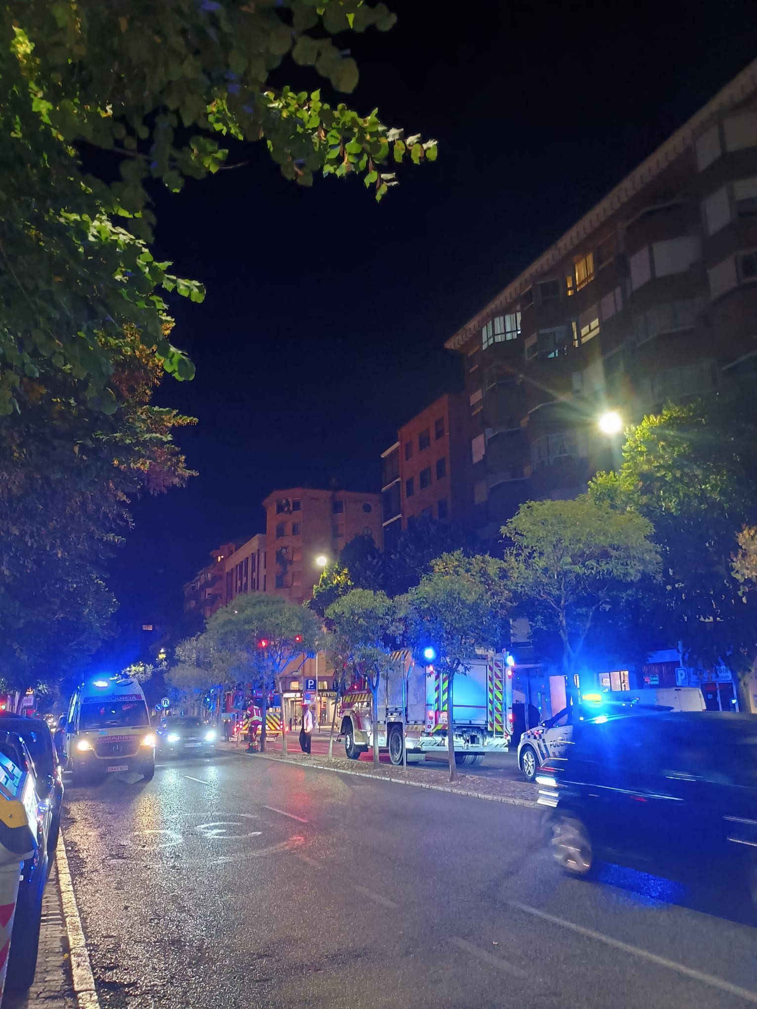 Intervención policial en Casado del Alisal