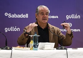 Marcos de Quinto durante su intervención en el Foro Económico de El Norte de Castilla.