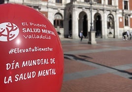 Globo como el que El Puente Salud Mental repartirá este jueves en Valladolid.