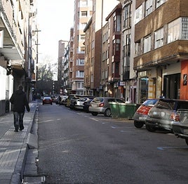 Calle Rizarzuela de Palencia.