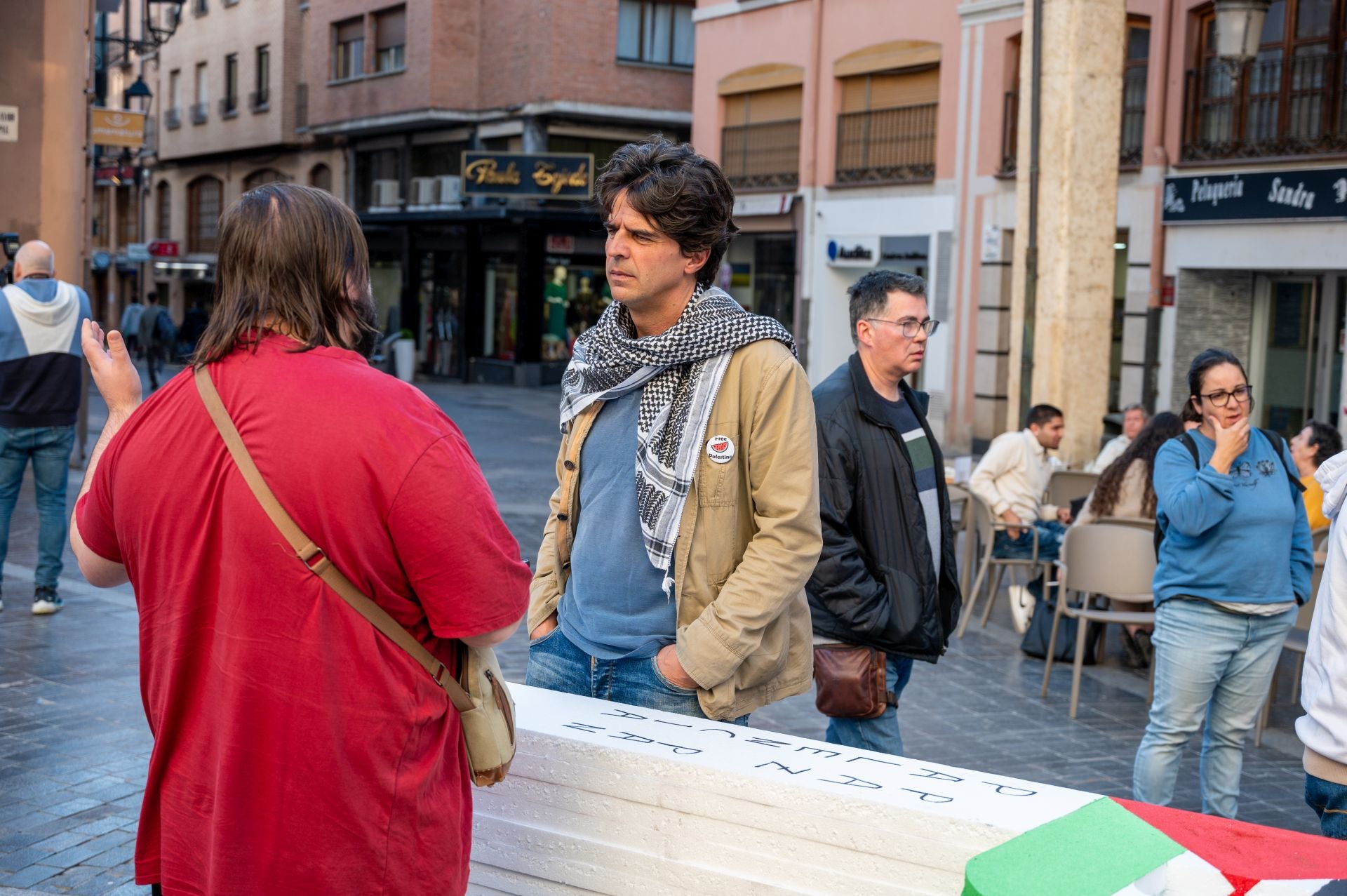 Las P de Palestina y de paz se unen en Palencia