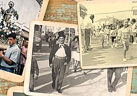 Collage de fotos antiguas de Campaspero