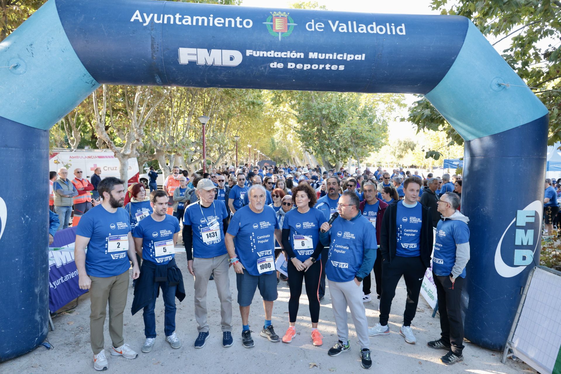 Caminata popular a beneficio del Banco de Alimentos de Valladolid