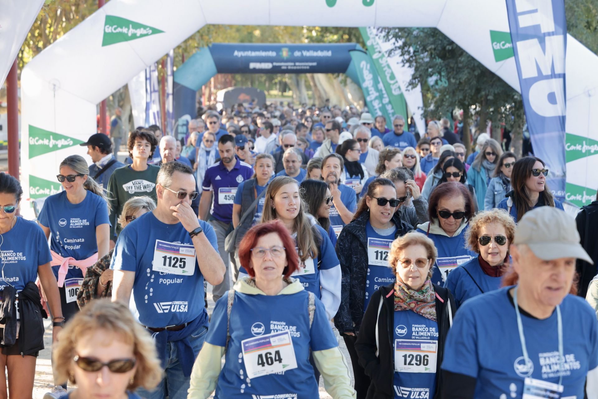Caminata popular a beneficio del Banco de Alimentos de Valladolid