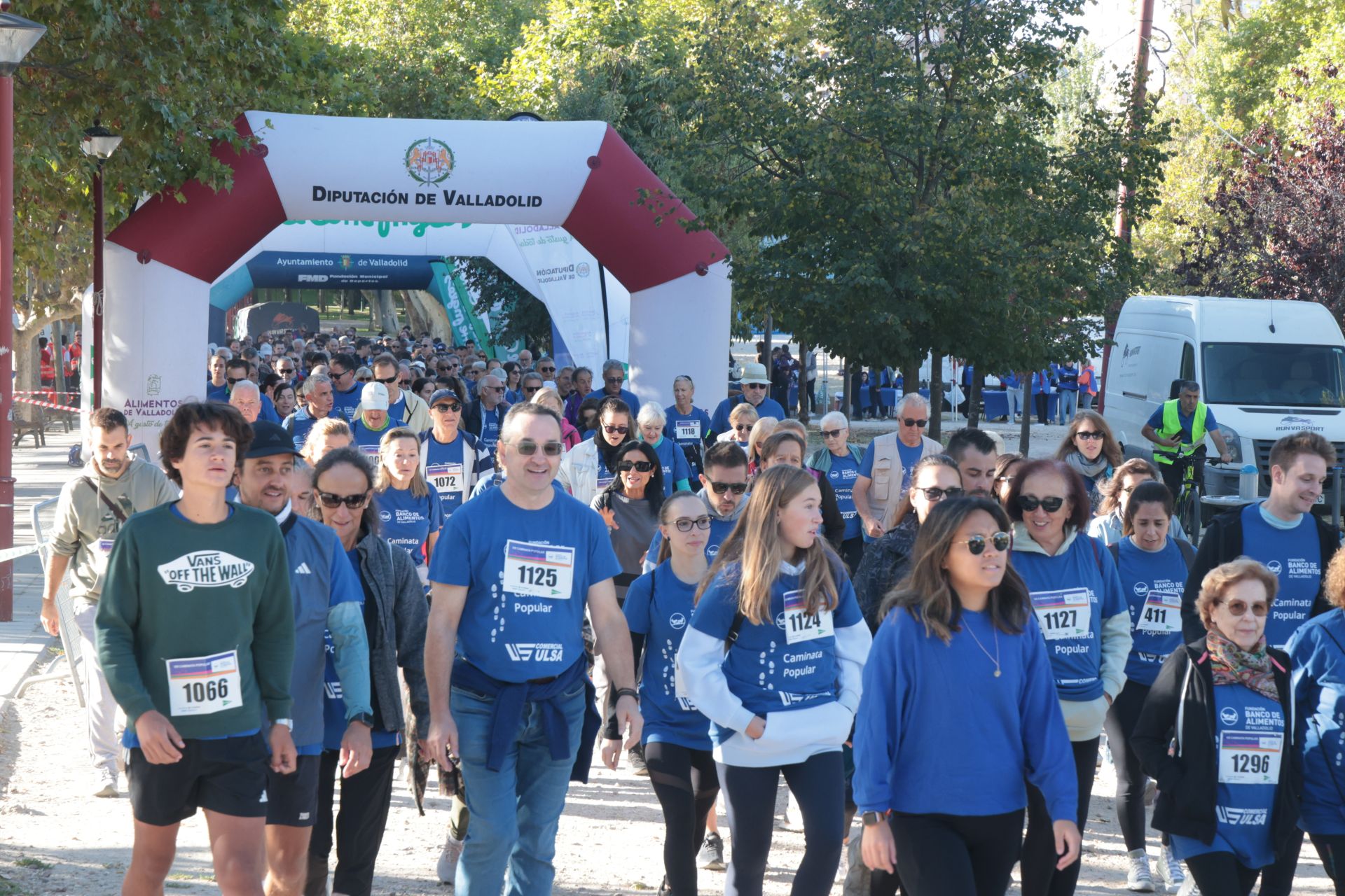 Caminata popular a beneficio del Banco de Alimentos de Valladolid