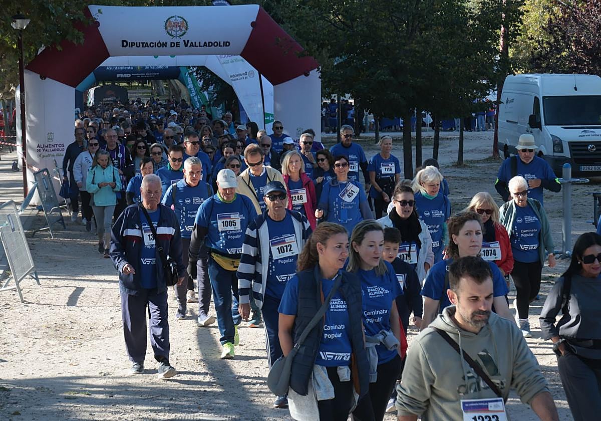 Caminata popular a beneficio del Banco de Alimentos de Valladolid
