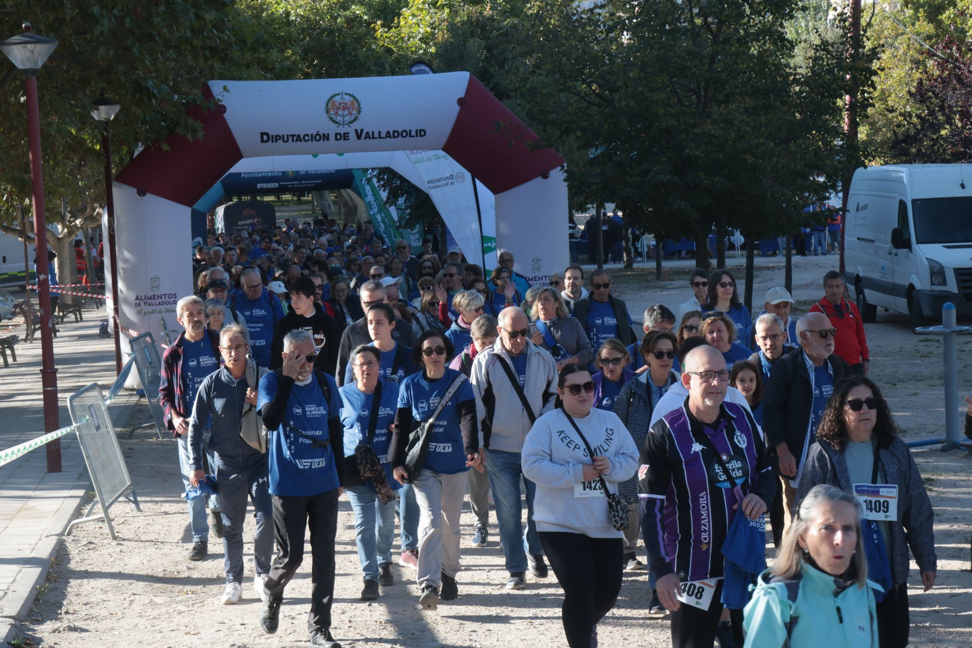 Caminata popular a beneficio del Banco de Alimentos de Valladolid