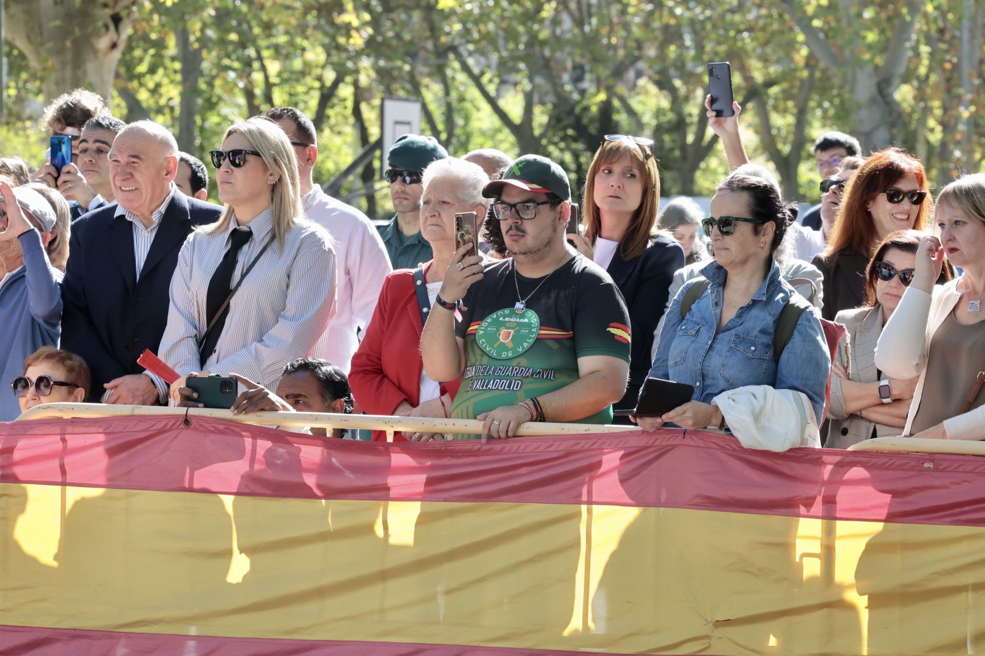 Las imágenes del acto de la Guardia Civil en Valladolid por el Día de la Hispanidad
