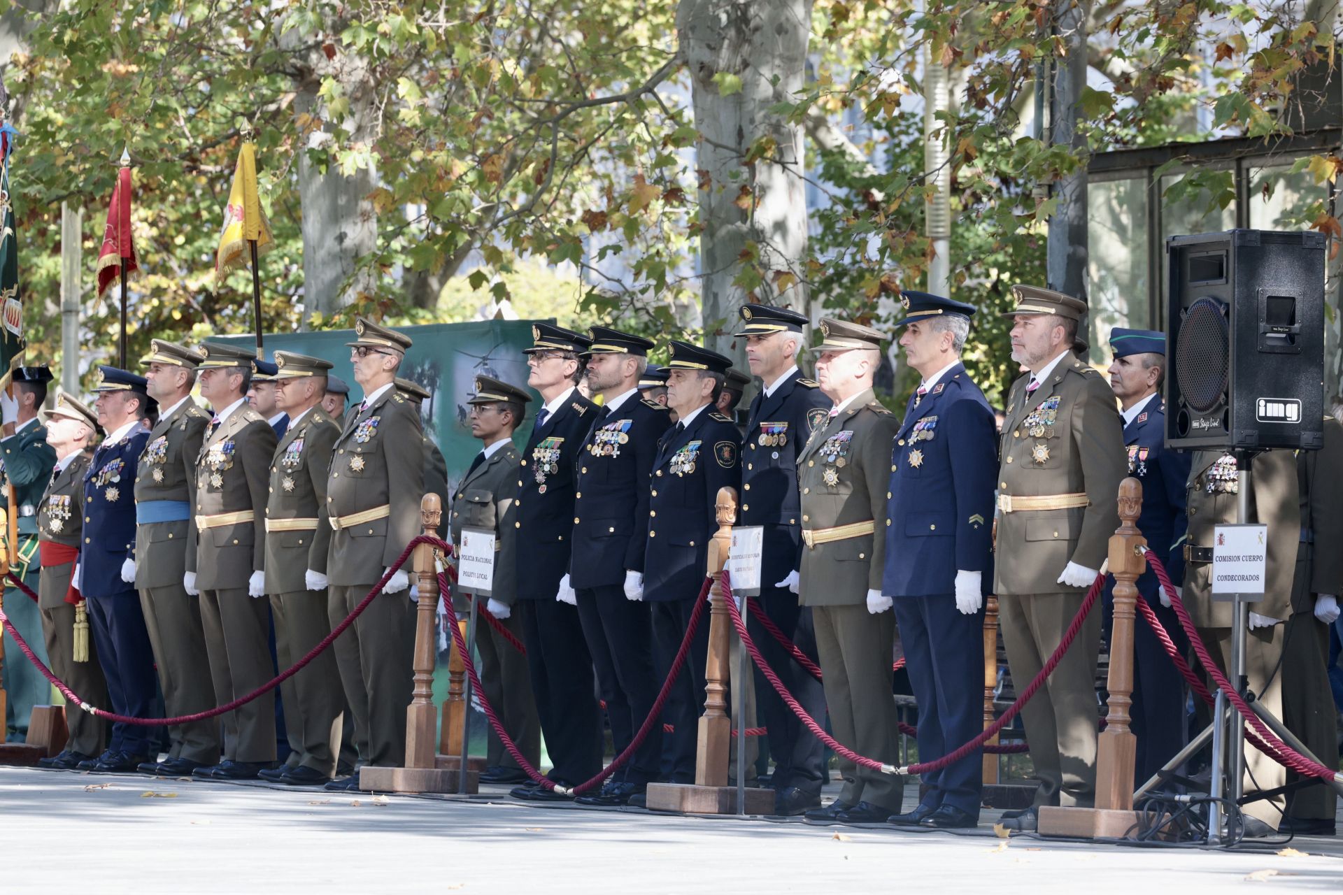 Las imágenes del acto de la Guardia Civil en Valladolid por el Día de la Hispanidad