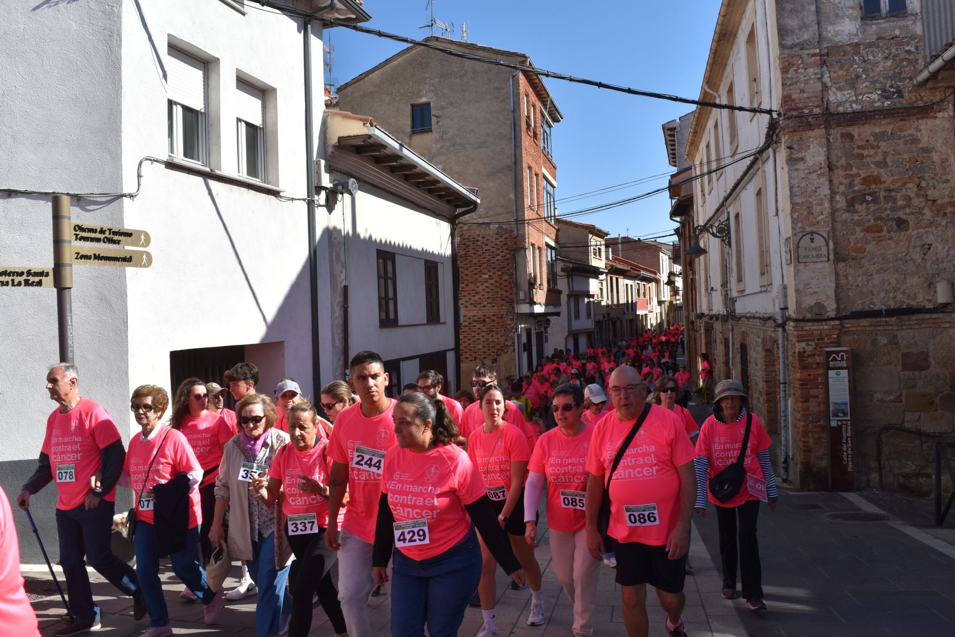 Aguilar de Campoo marcha contra el cáncer