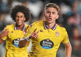 Un golazo de Chuki le da el derbi al Pucela en Burgos