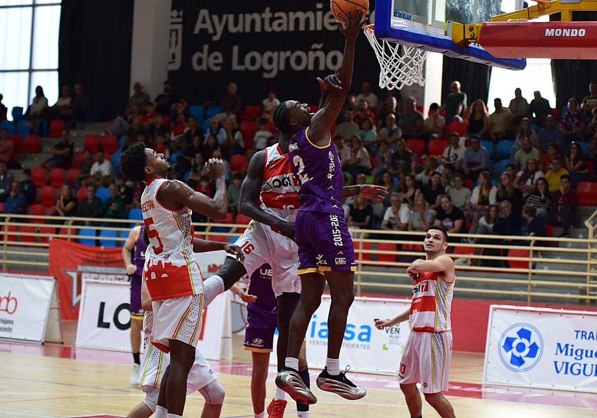 Un lance del partido.