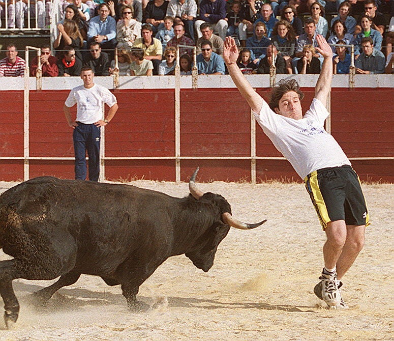 Concurso de cortes en agosto de 2000.