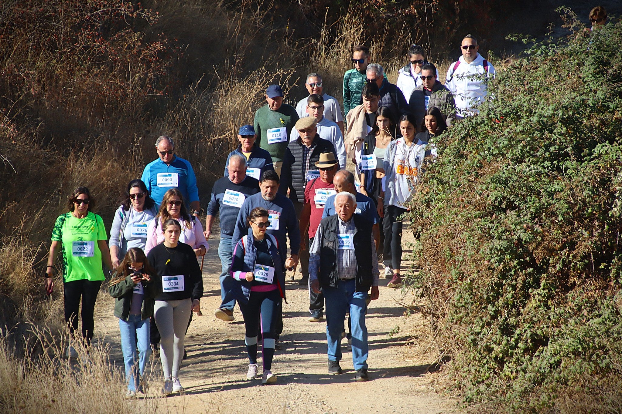 Castromonte camina contra el sarcoma de Ewing
