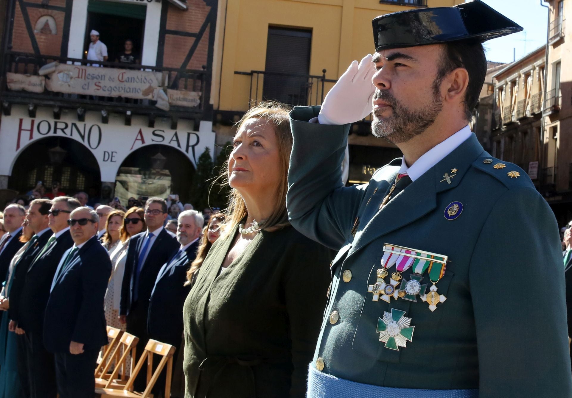 El acto de la Guardia Civil, en imágenes
