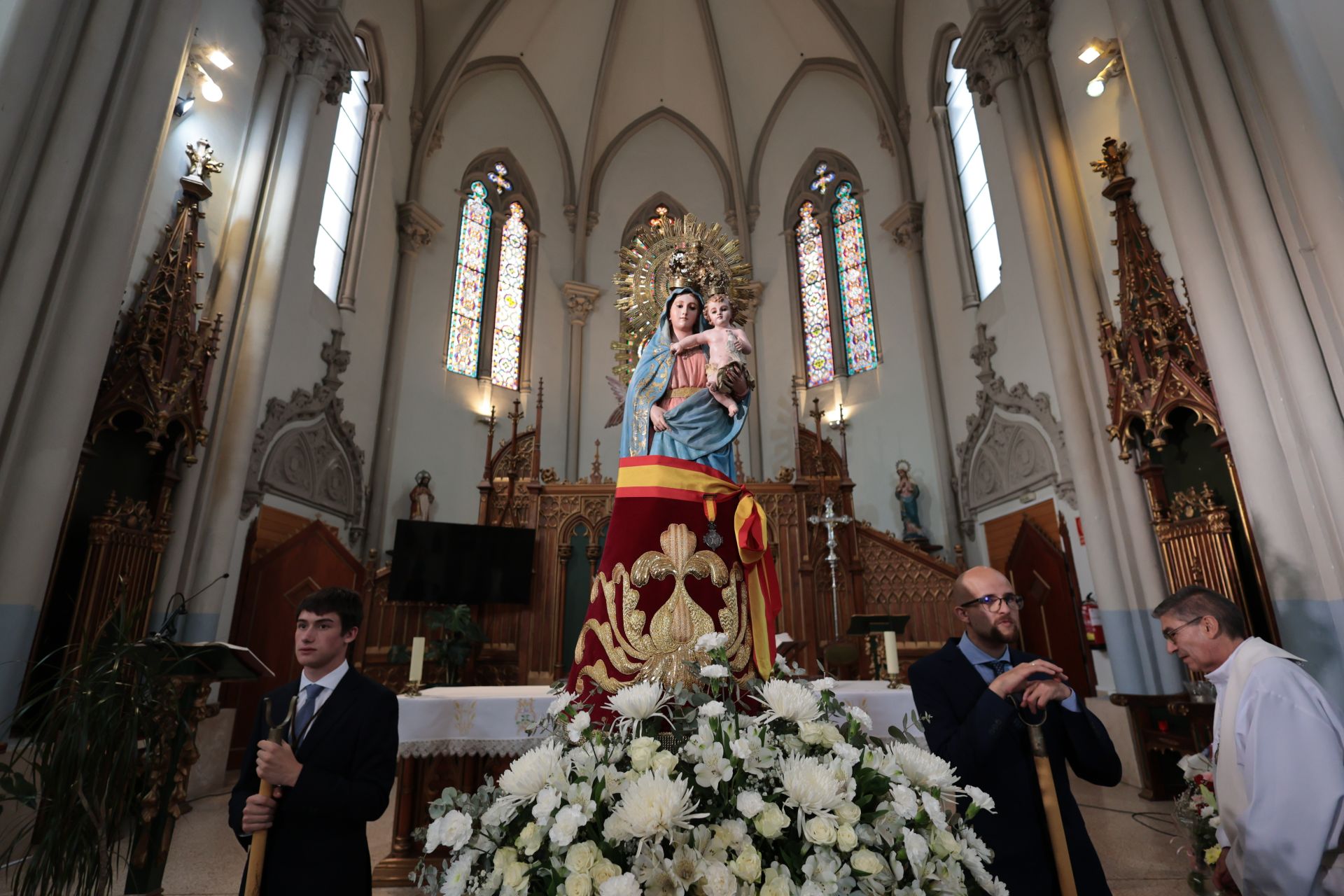 La procesión de la Virgen de la Pilarica, en imágenes