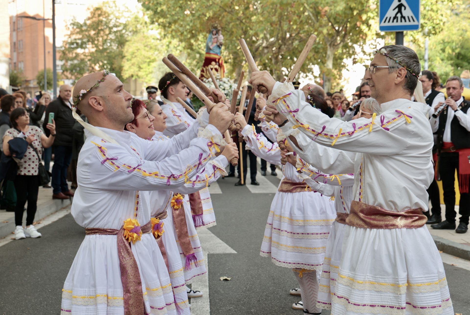 La procesión de la Virgen de la Pilarica, en imágenes