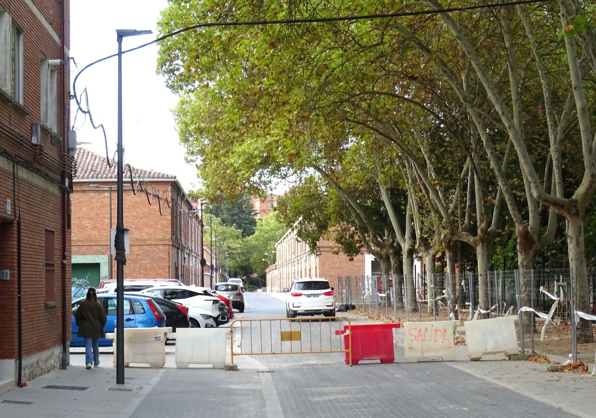 Obras en la calle Canal de Valladolid