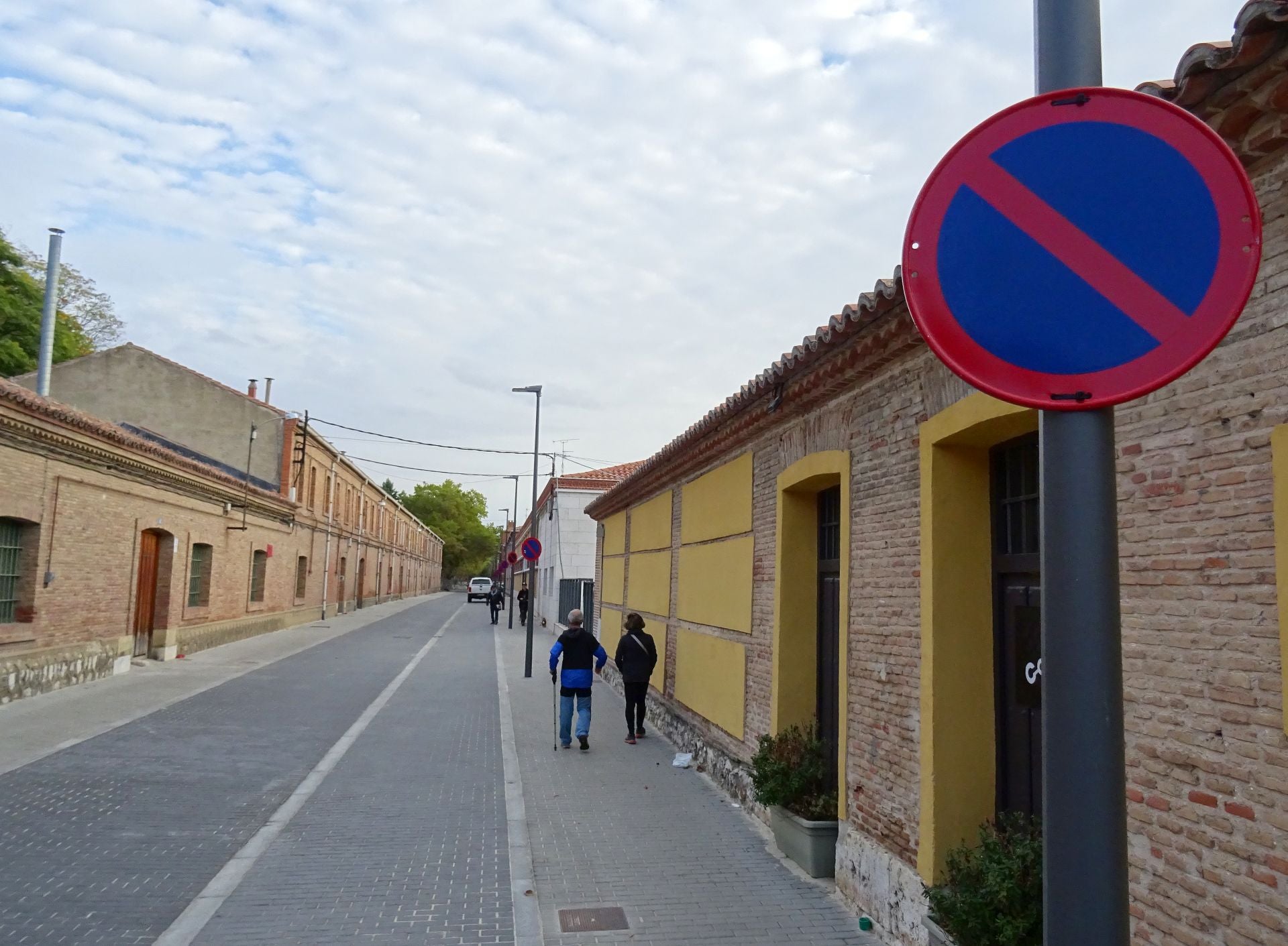 Obras en la calle Canal de Valladolid