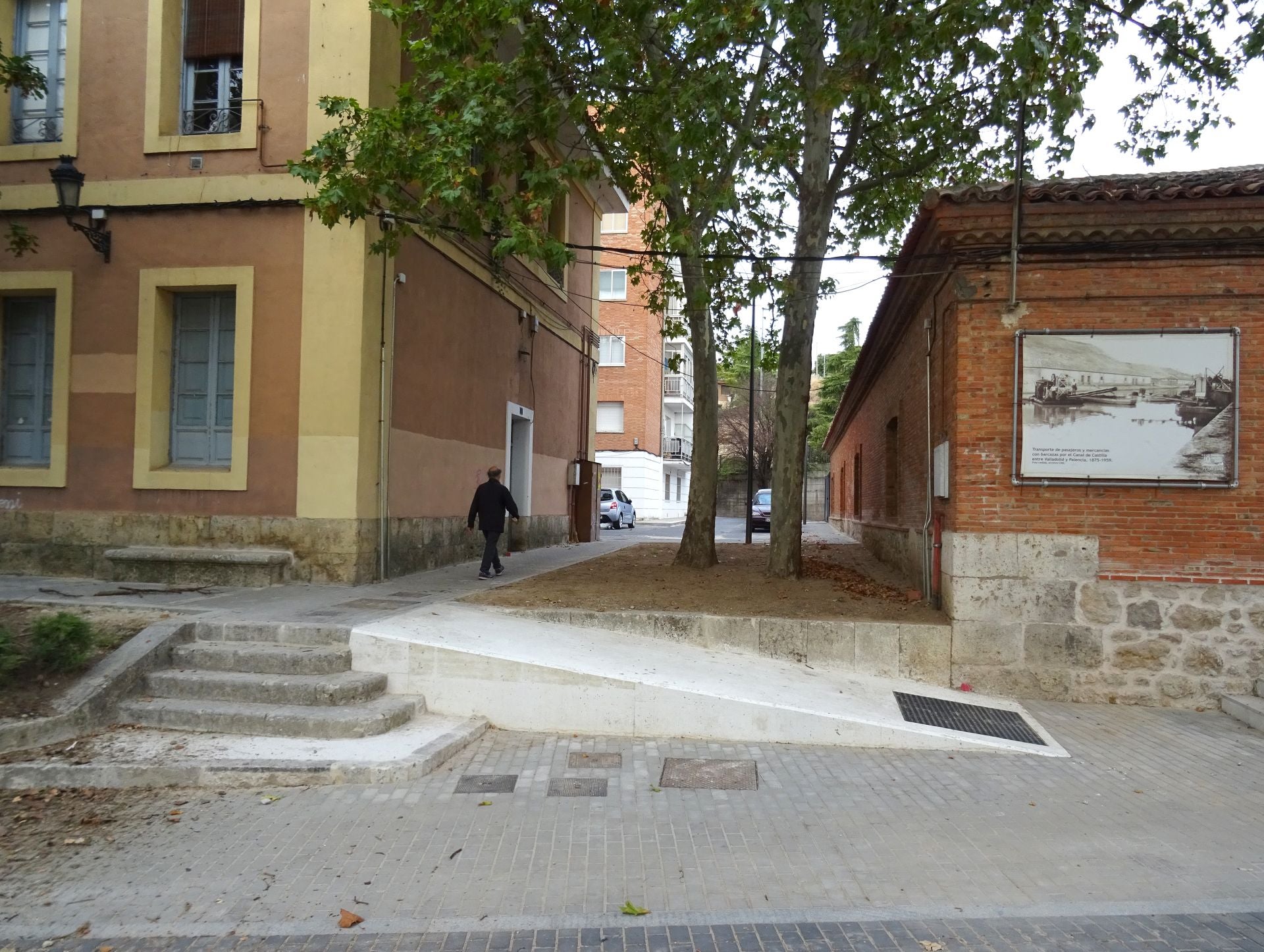 Obras en la calle Canal de Valladolid