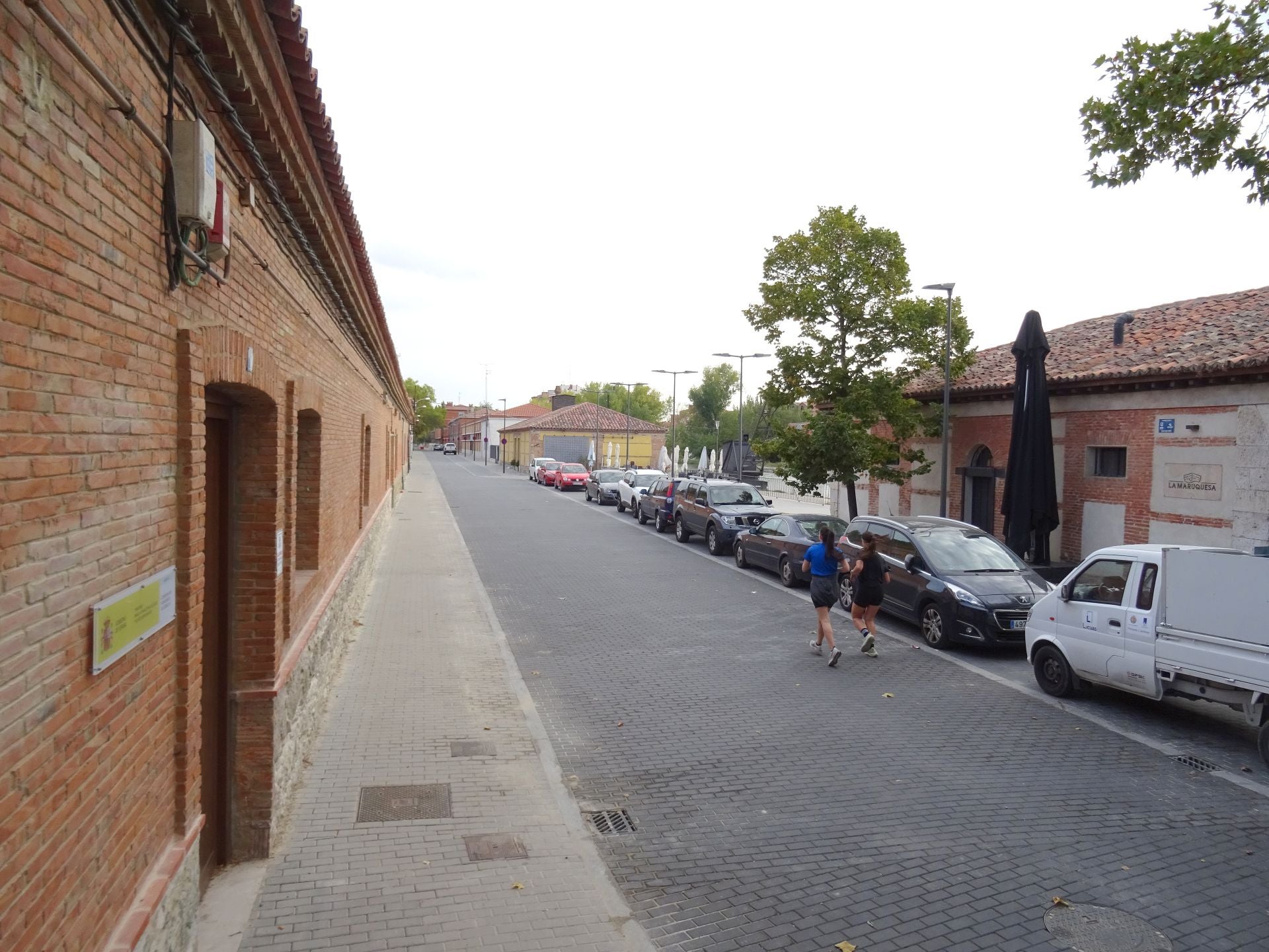 Obras en la calle Canal de Valladolid